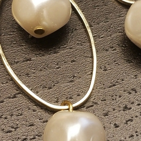 Pearl Drop Earrings - Picture 2 of 2